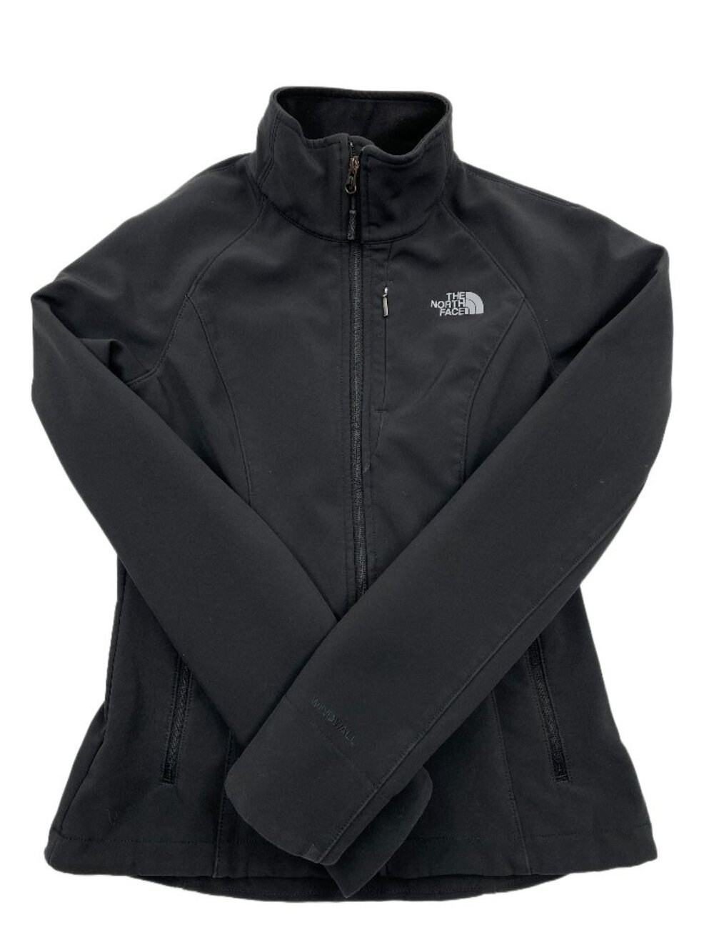 The North Face WindWall Softshell Full Zip Jacket Black Women's XS